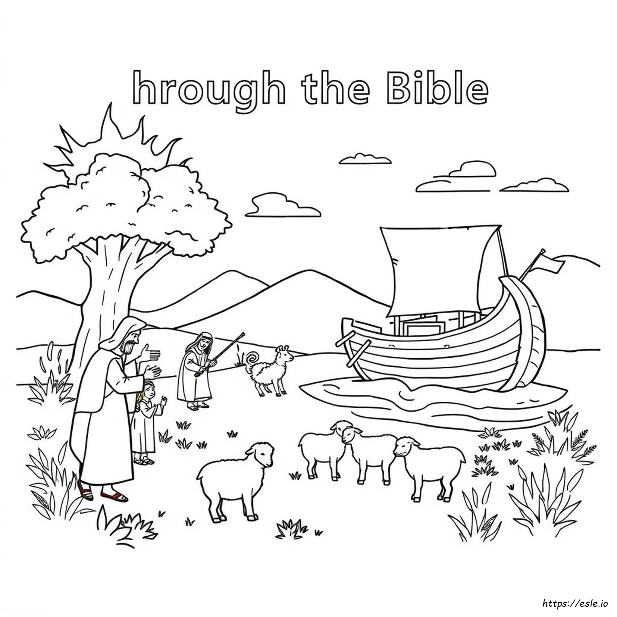 Through The Bible Coloring Pages