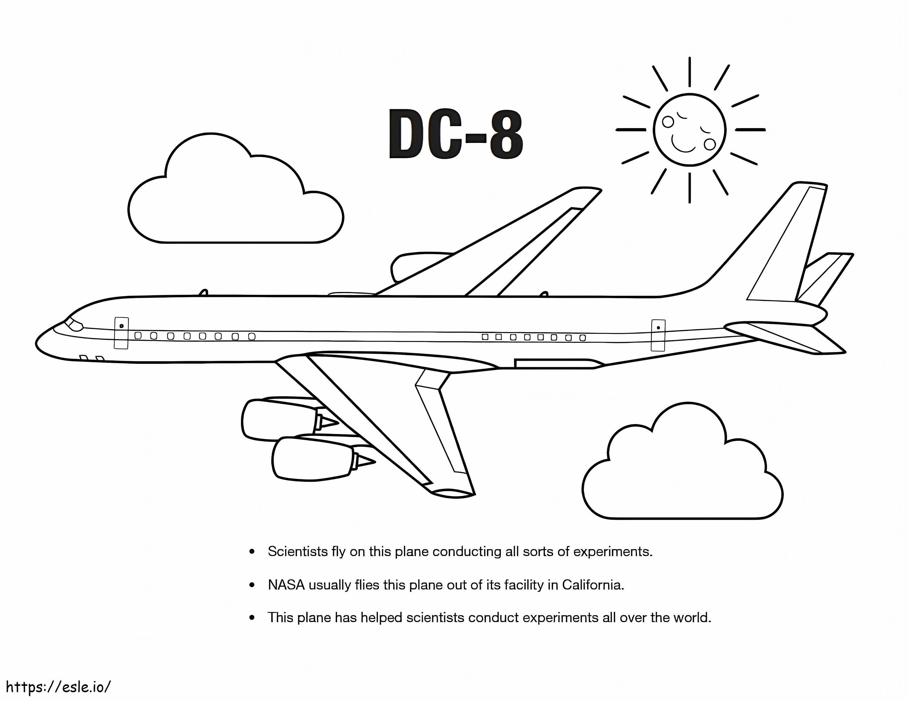 Dc 8 Flugzeuge ausmalbilder