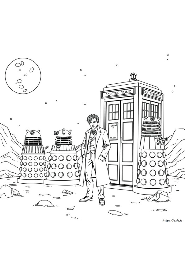 Free Printable Doctor Who Coloring Pages