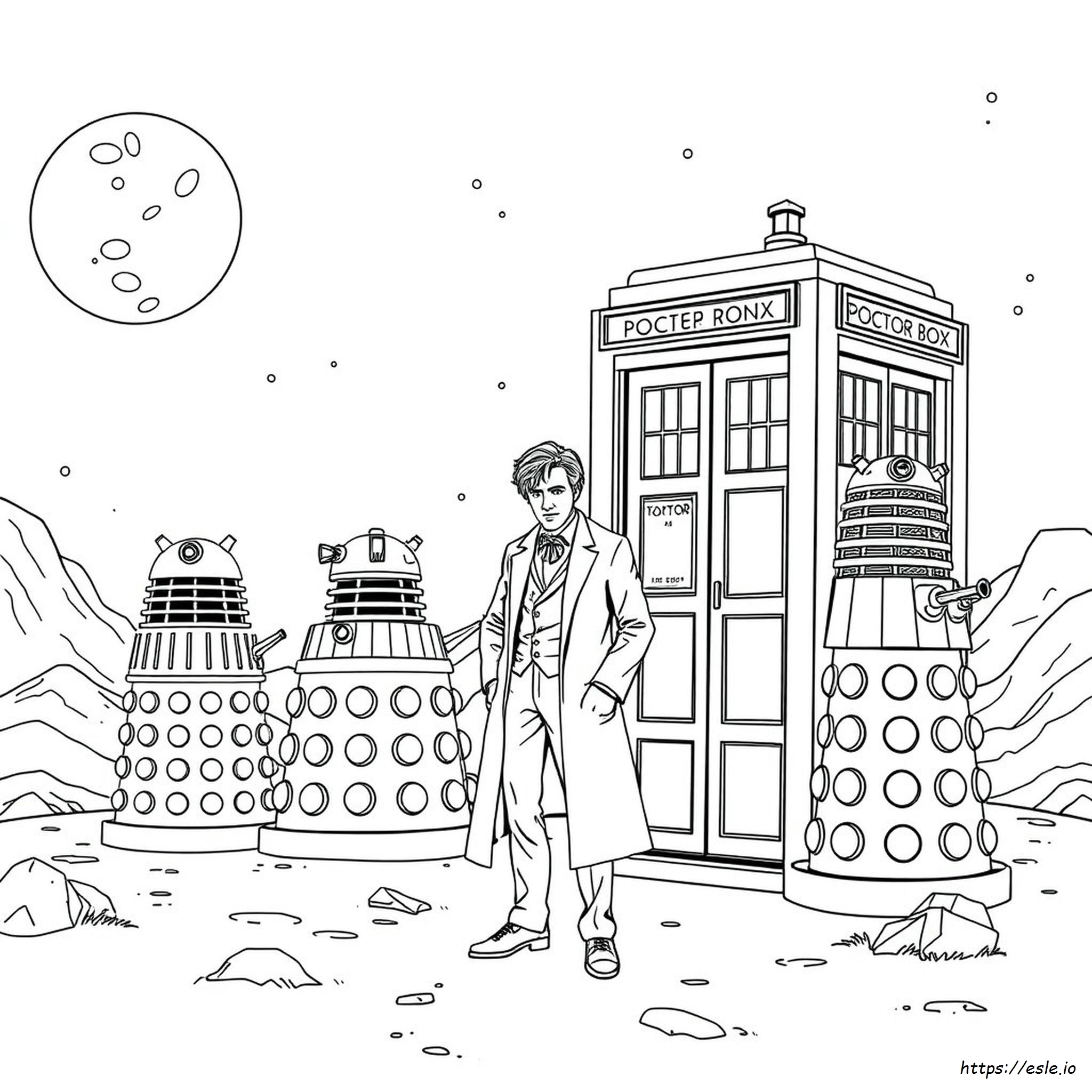 Disegni Da Colorare Di Doctor Who Stampabili Gratuitamente