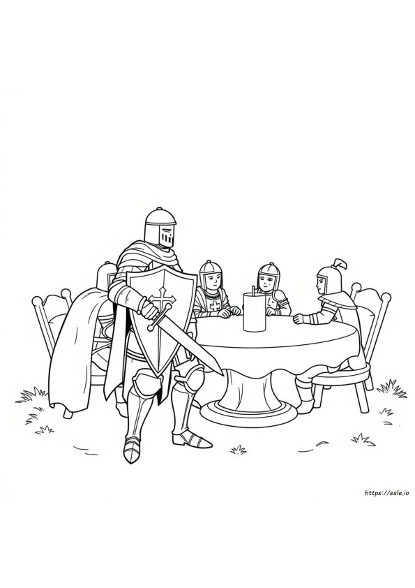 King Arthur Coloring Pages