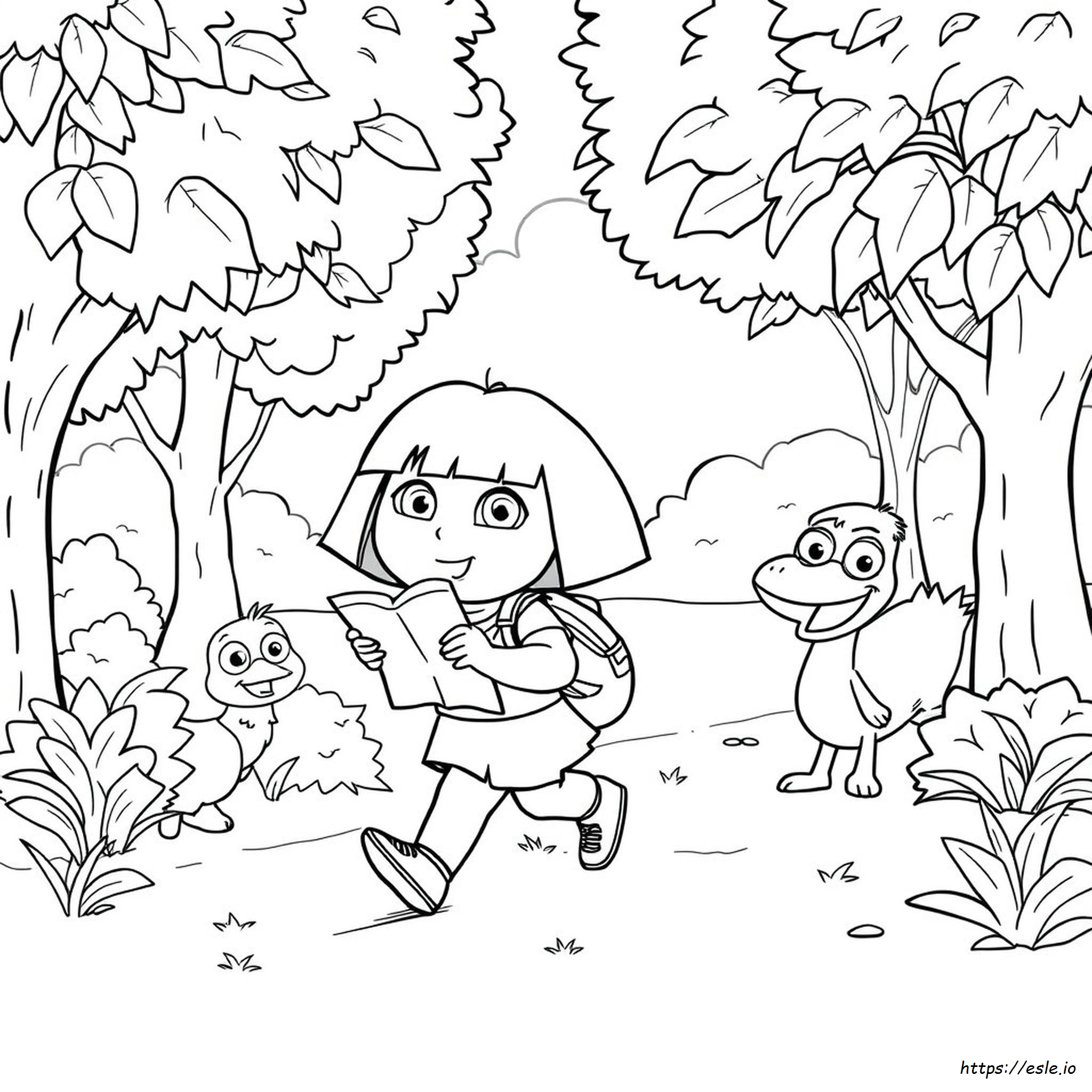 Dora Da Colorare E Stampare