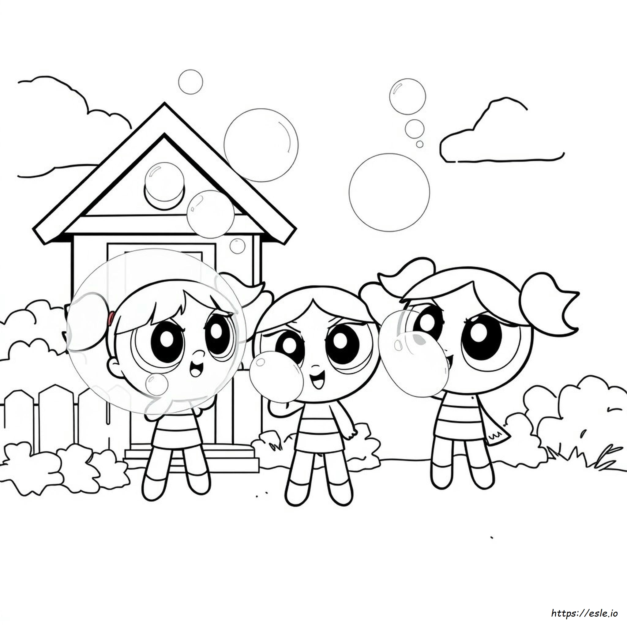 Bubbles Powerpuff Desenhos Para Colorir