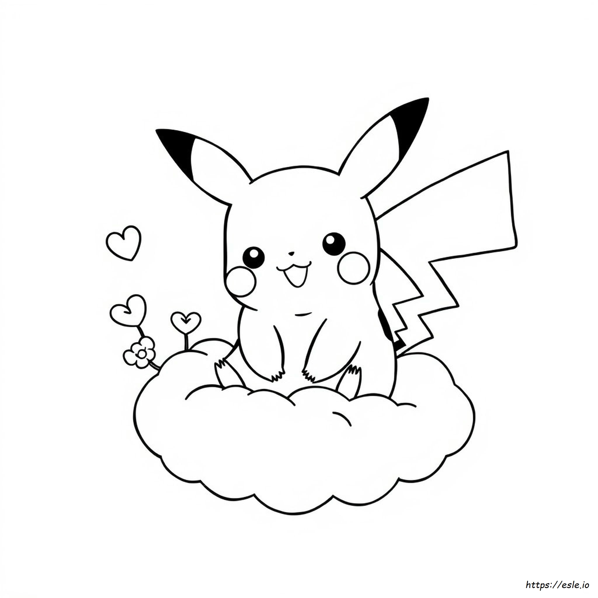 Coloring Pages Dibujos Kawaii Pikachu Para Colorear