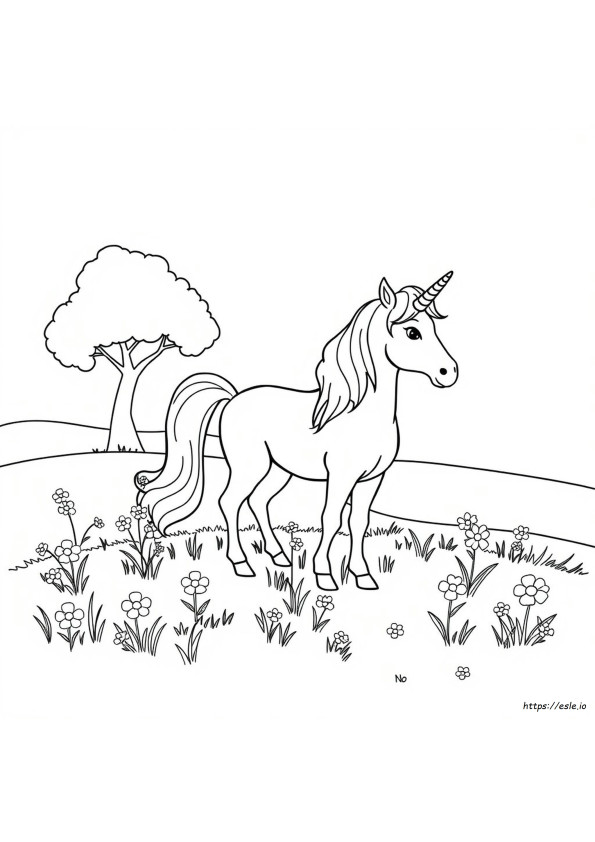 Unicorn Images Coloring Pages
