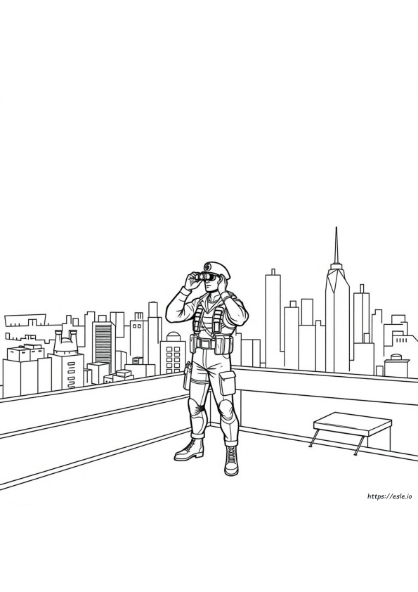 Pagini De Colorat G.I. Joe
