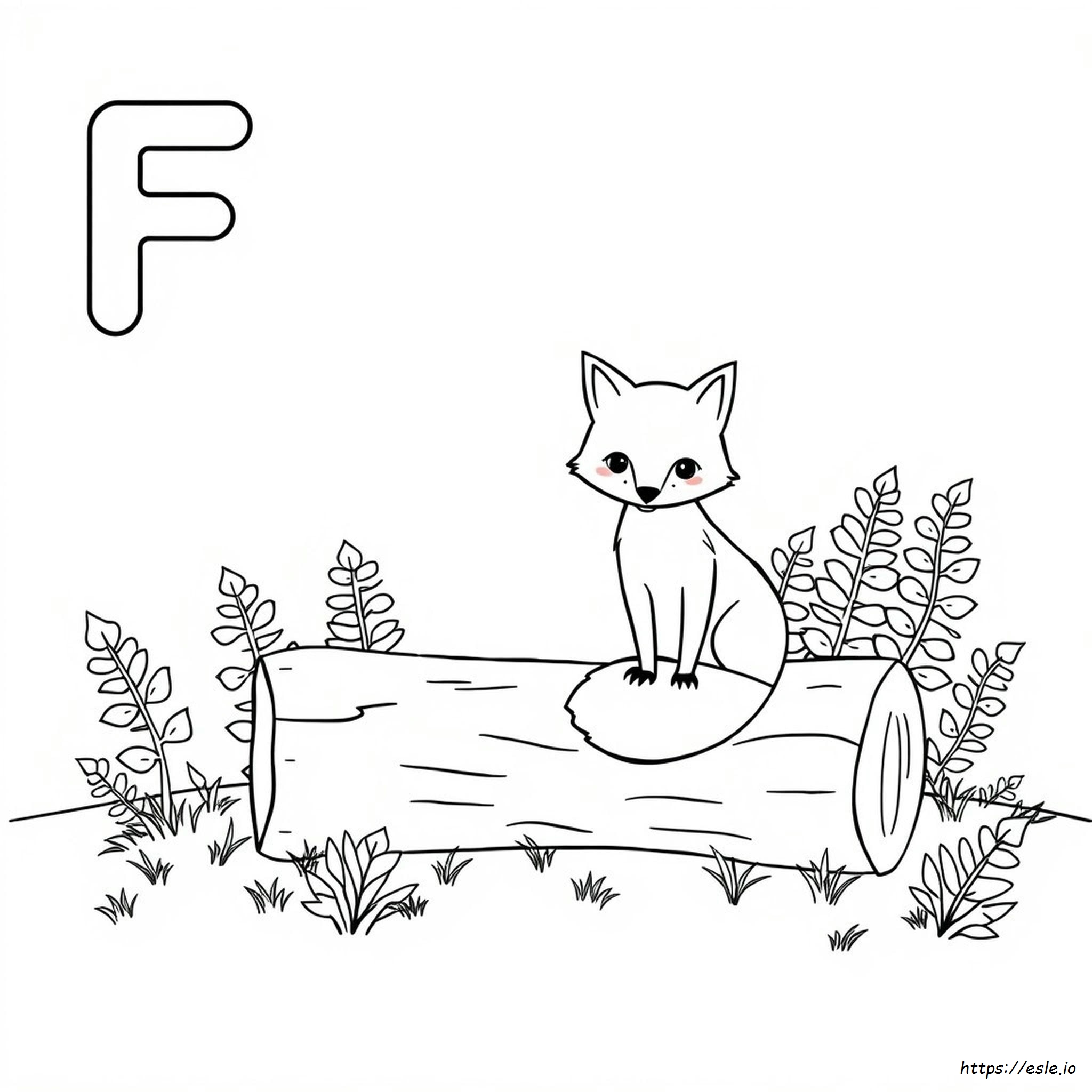 Lettera F Da Colorare