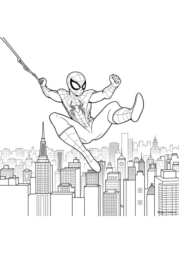 Plase Spiderman De Colorat
