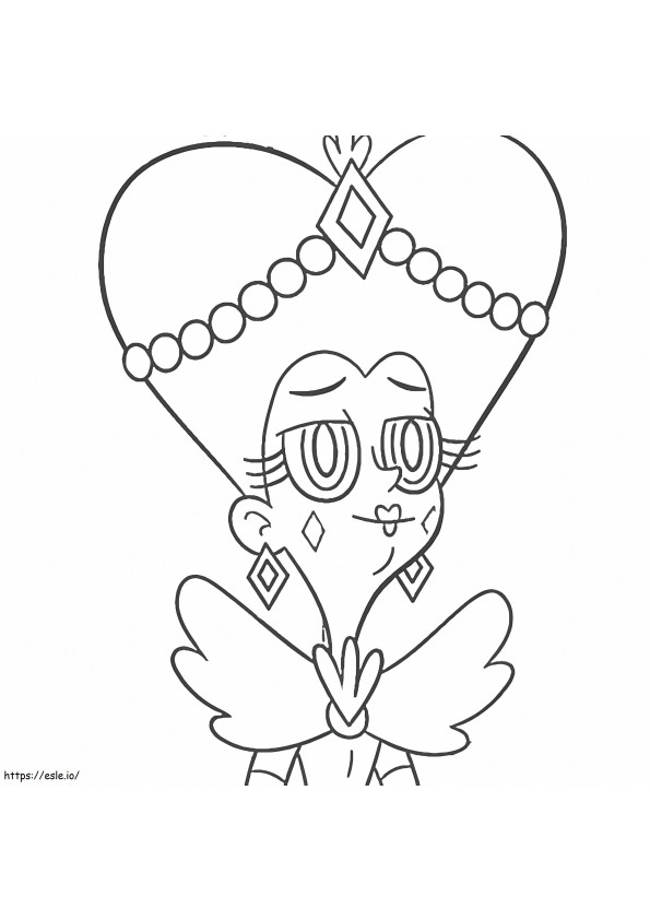 Moon Butterfly coloring page