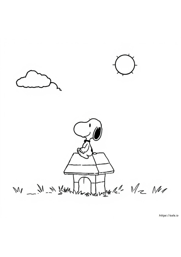 Snoopy Kleurplaten Om Te Printen