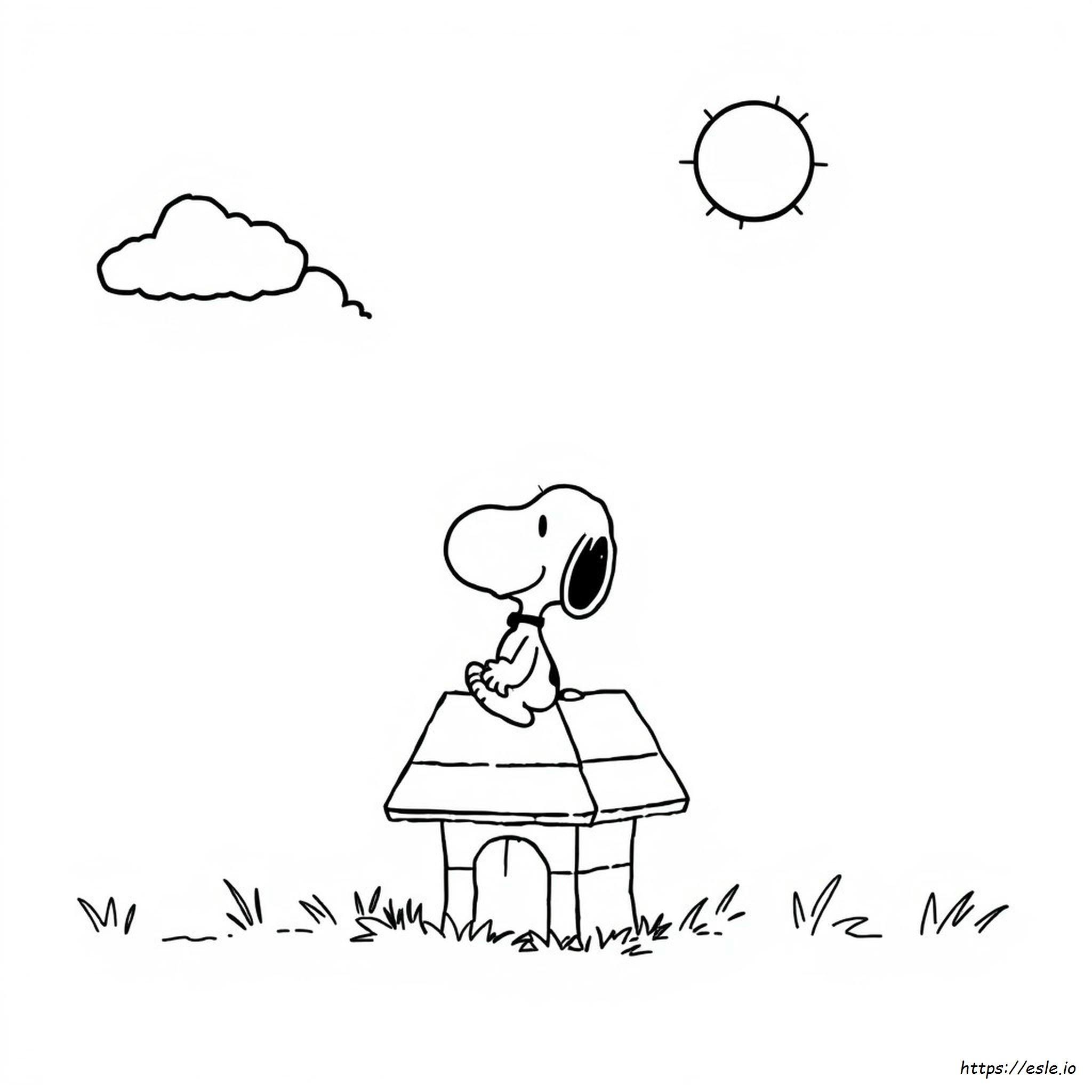 Snoopy Da Colorare E Stampare