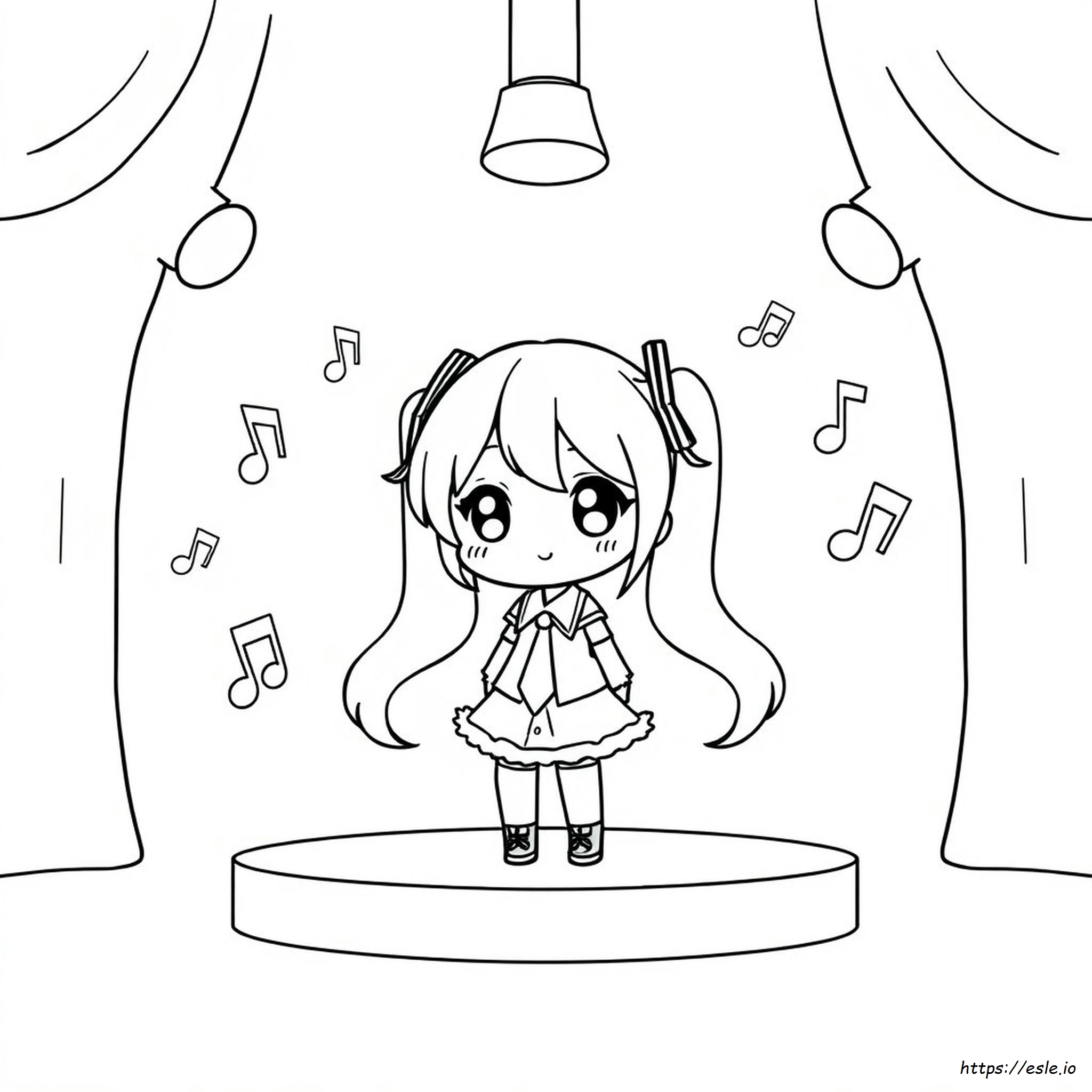Disegni Da Colorare Chibi Miku