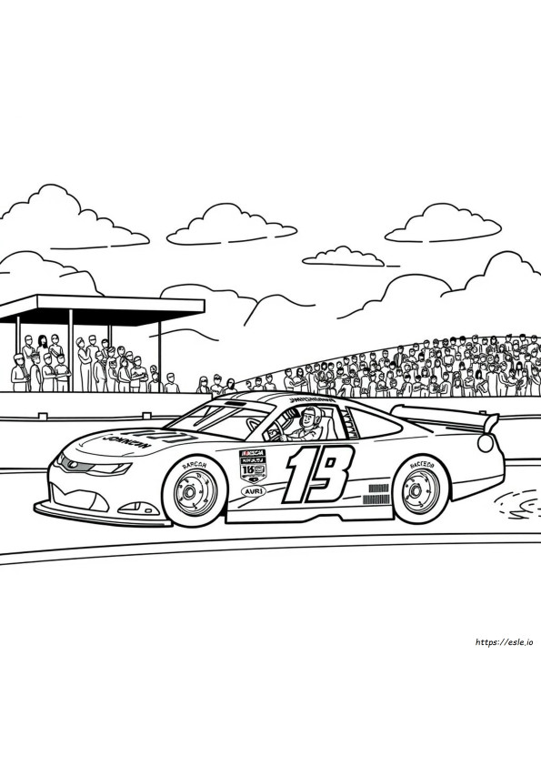 Jimmie Johnson Gambar Mewarnai