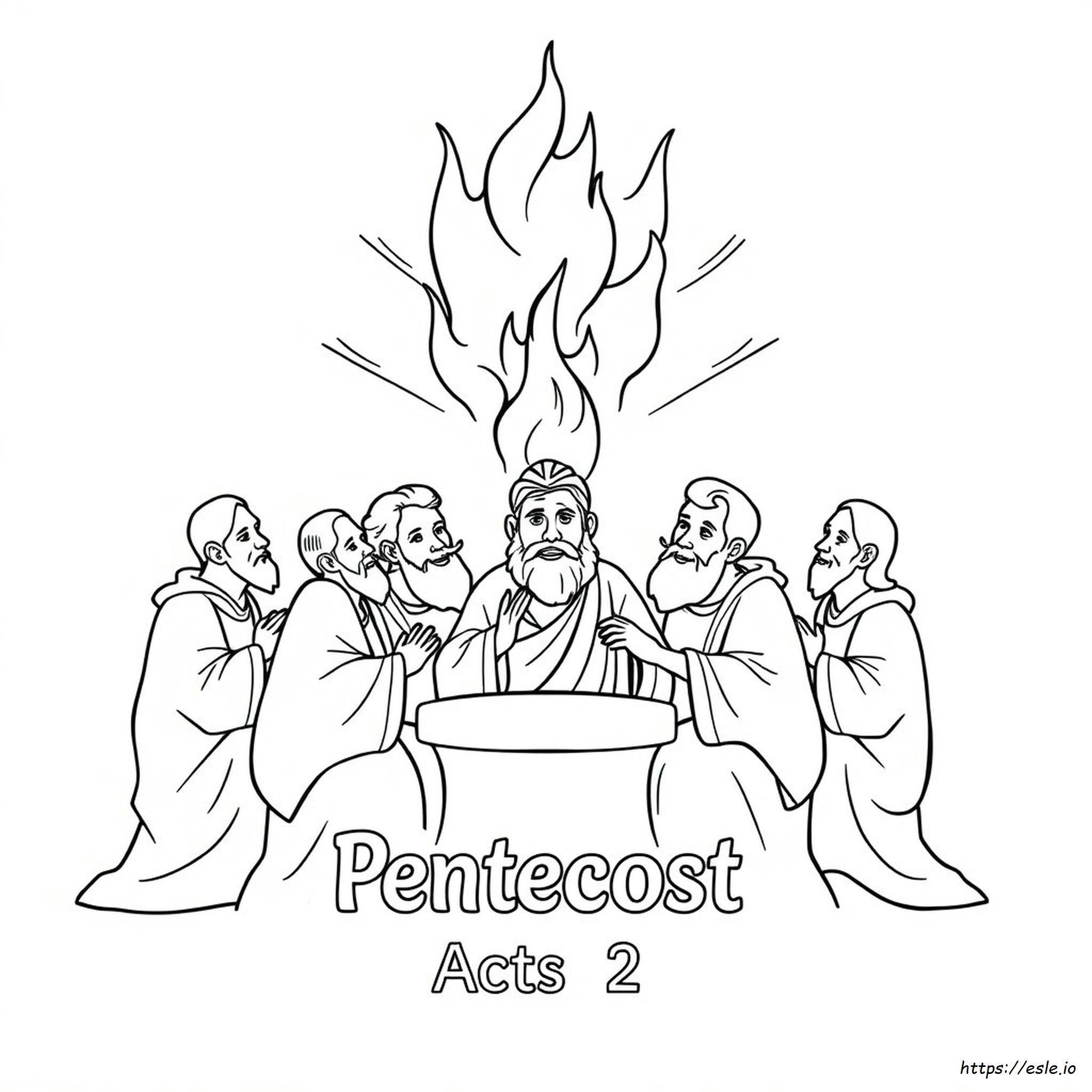 Disegni Da Colorare Bibbia Pentecoste