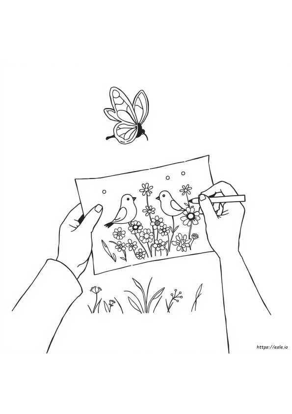 Arte Doodle Para Colorear