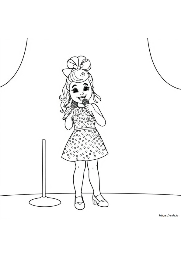 Jojo Siwa Mewarnai Gambar