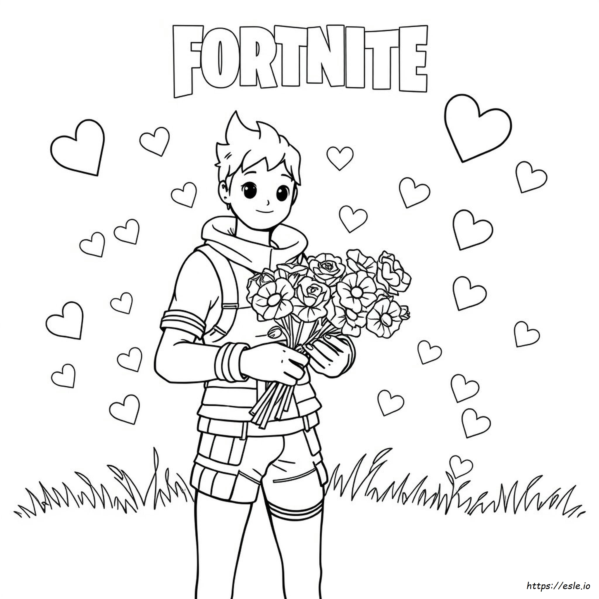 Fortnite San Valentino Disegni Da Colorare