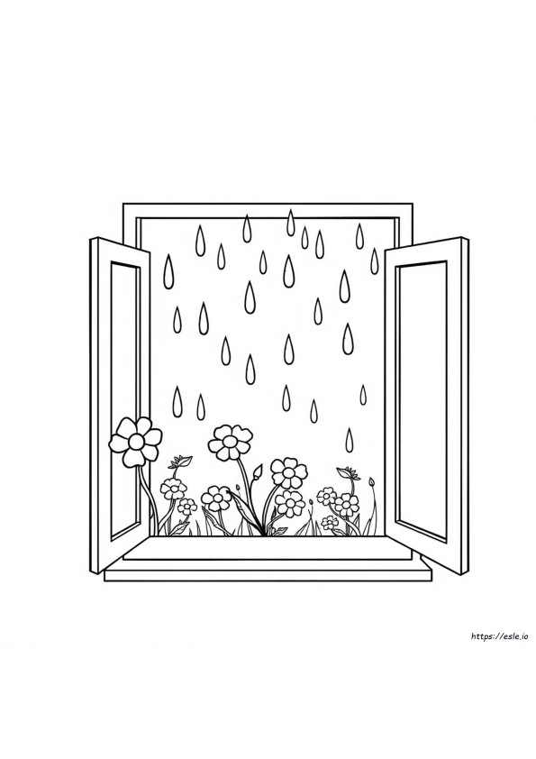 Regen Regen Geh Weg Ausmalbilder