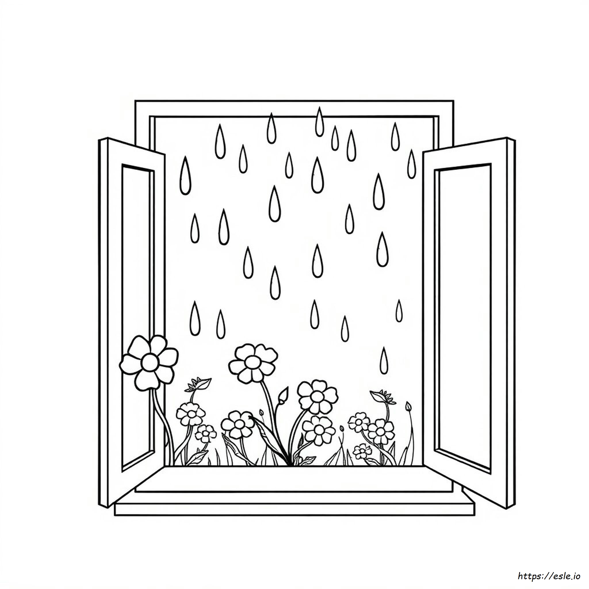 Pioggia Pioggia Vai Via, Disegni Da Colorare