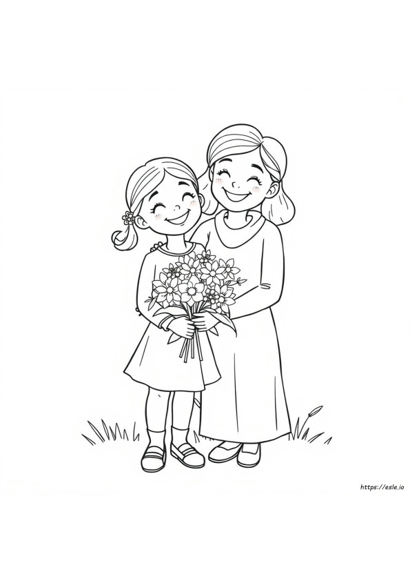 Gambar Mewarnai Aku Sayang Putriku