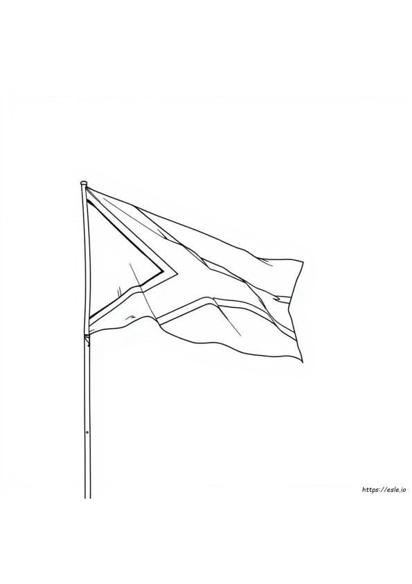 South Africa Flag Colouring