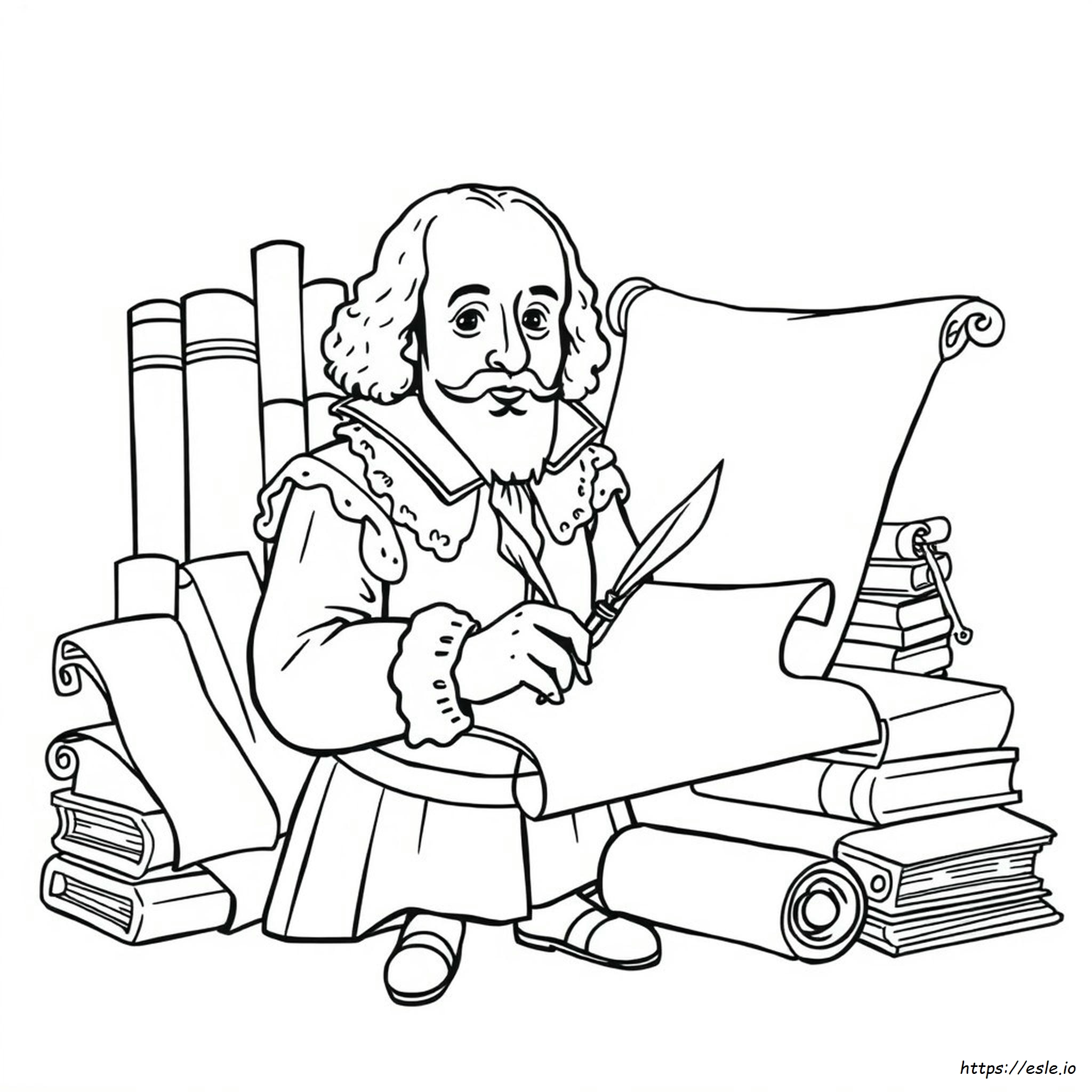 Pagine Da Colorare Di Shakespeare Da Stampare