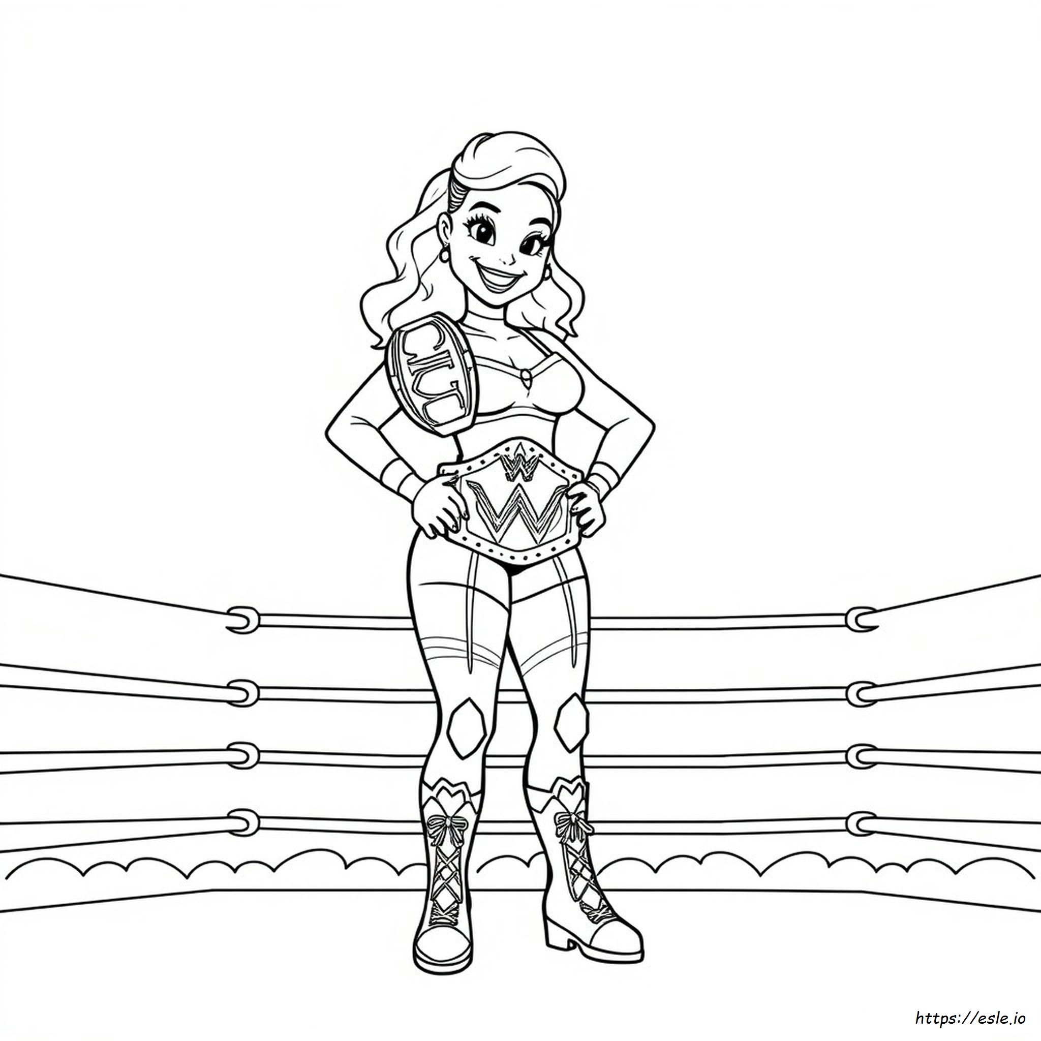 Bianca Belair Da Colorare