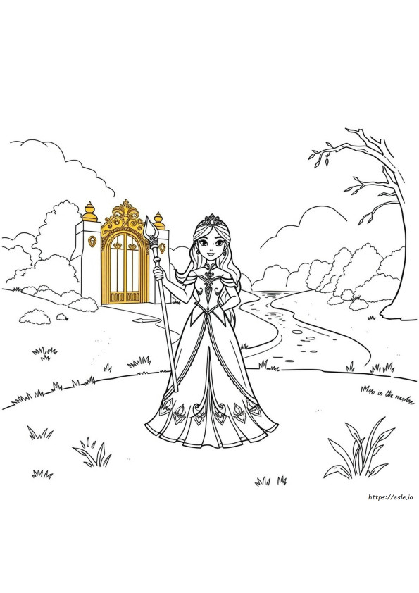 Princess Elena Coloring Pages