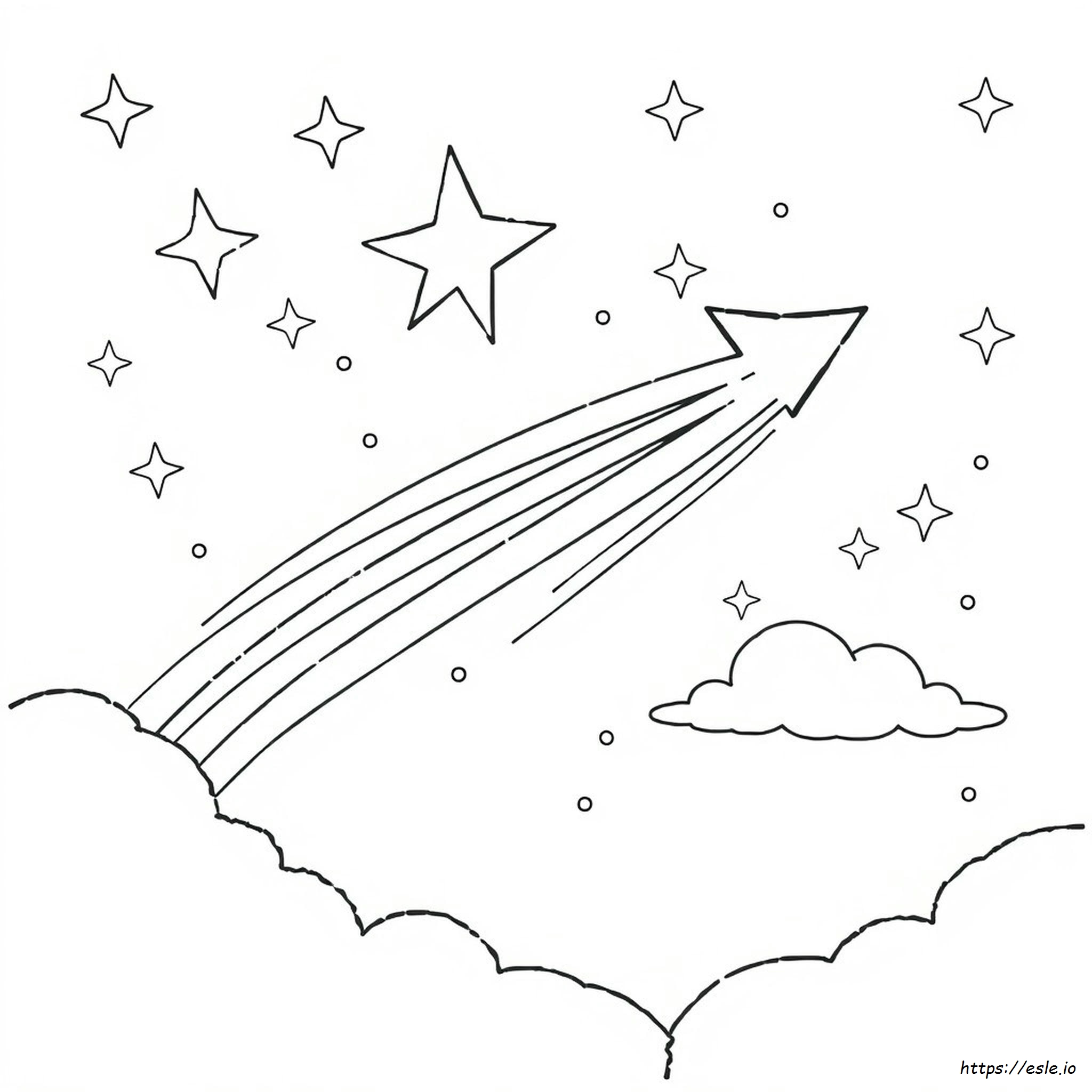 Stelle Cadenti Da Colorare E Stampare
