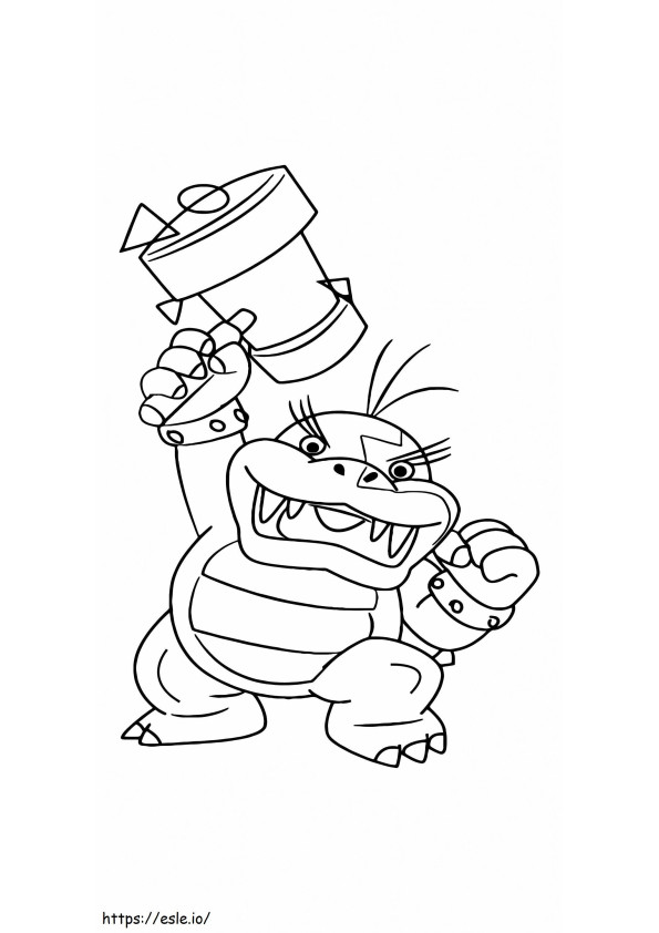 Baby Bowser Printable 6 coloring page