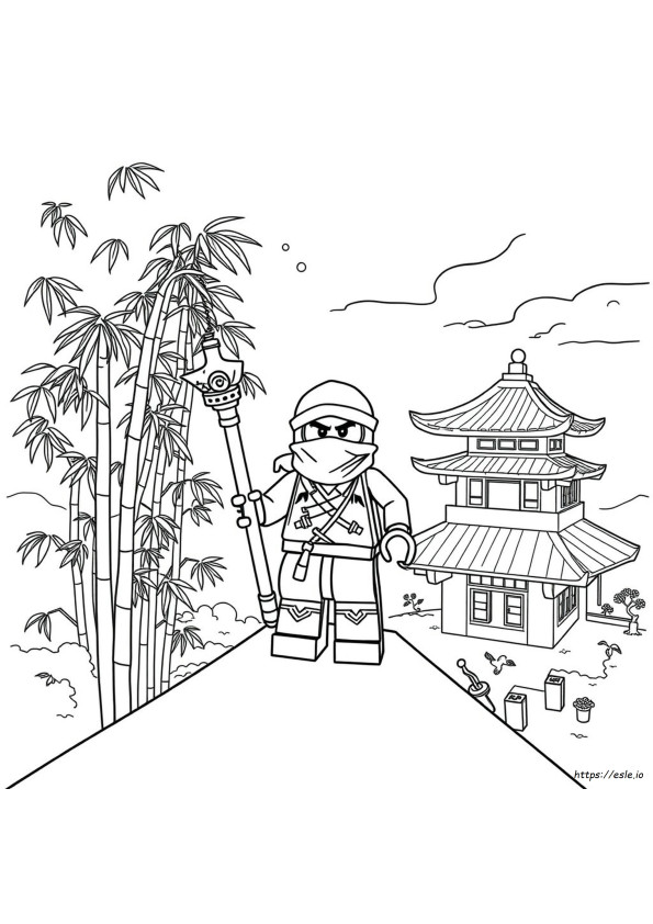 Ninjago Master Wu Gambar Mewarnai