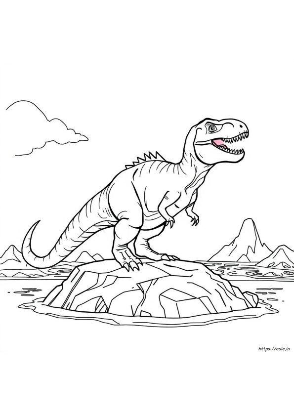 Kolorowanka Indominus Rex