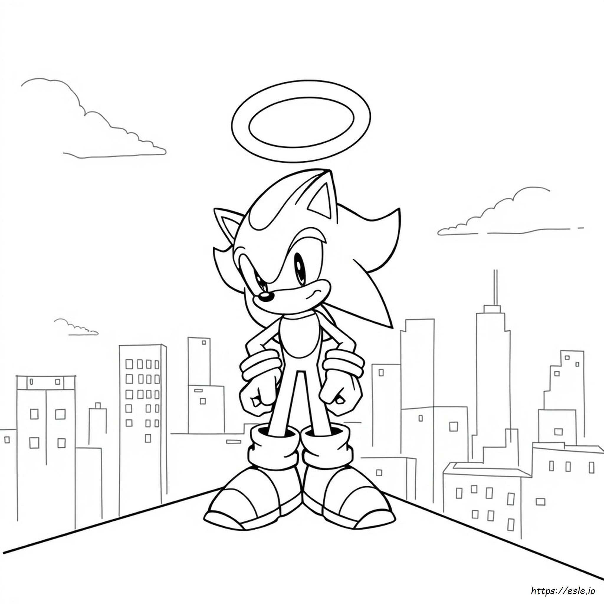 Shadow The Hedgehog Da Colorare Gratis