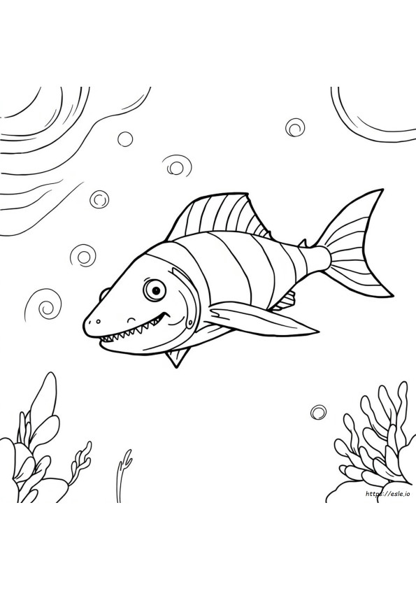 Helicoprion Boyama Sayfaları