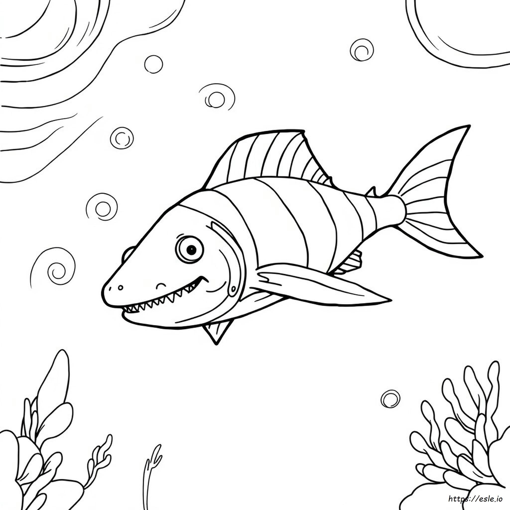 Disegni Da Colorare Di Helicoprion