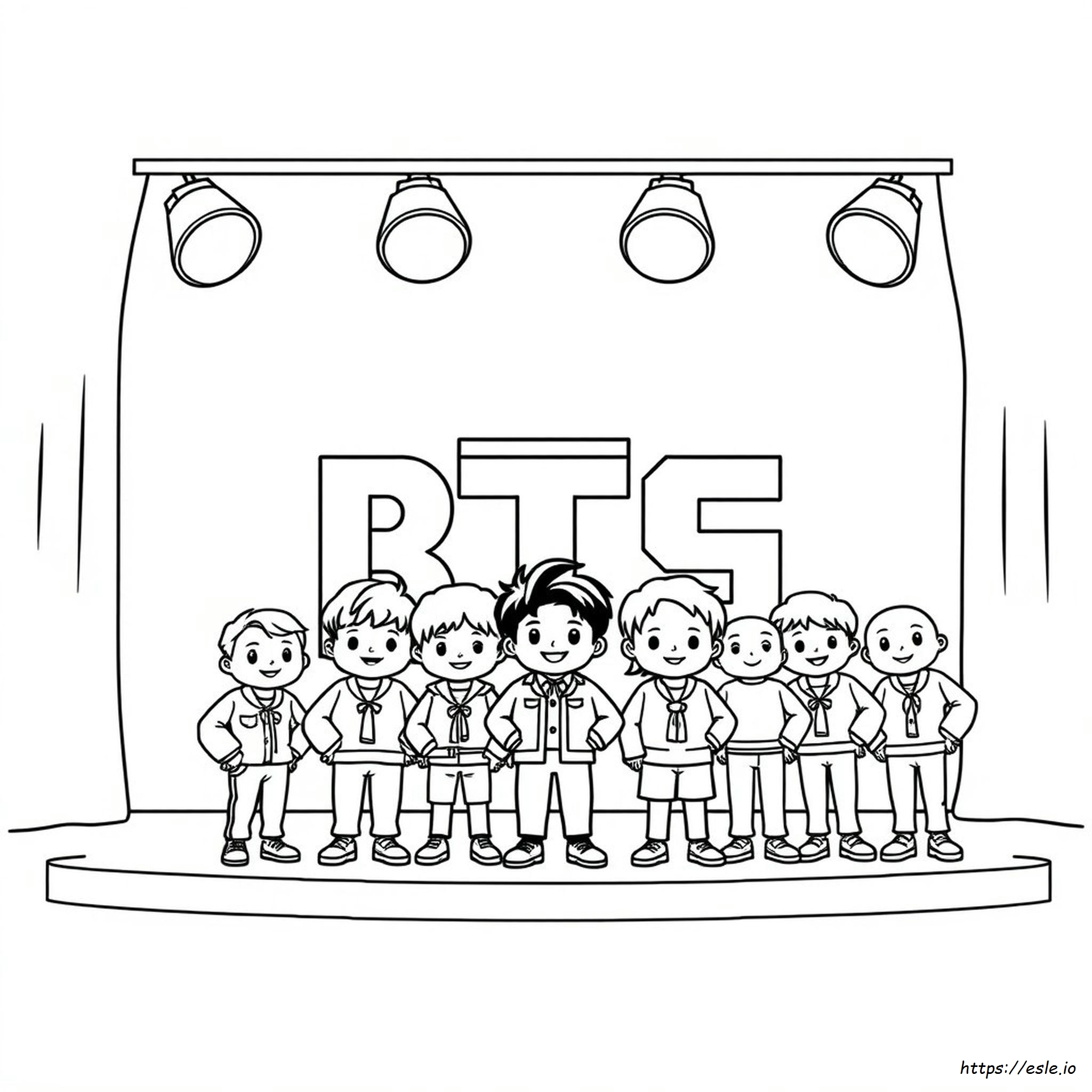 Bt21 Bts Logo Coloring Pages