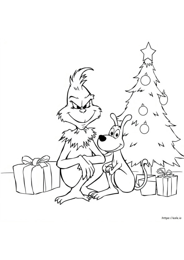 Grinch For Colouring