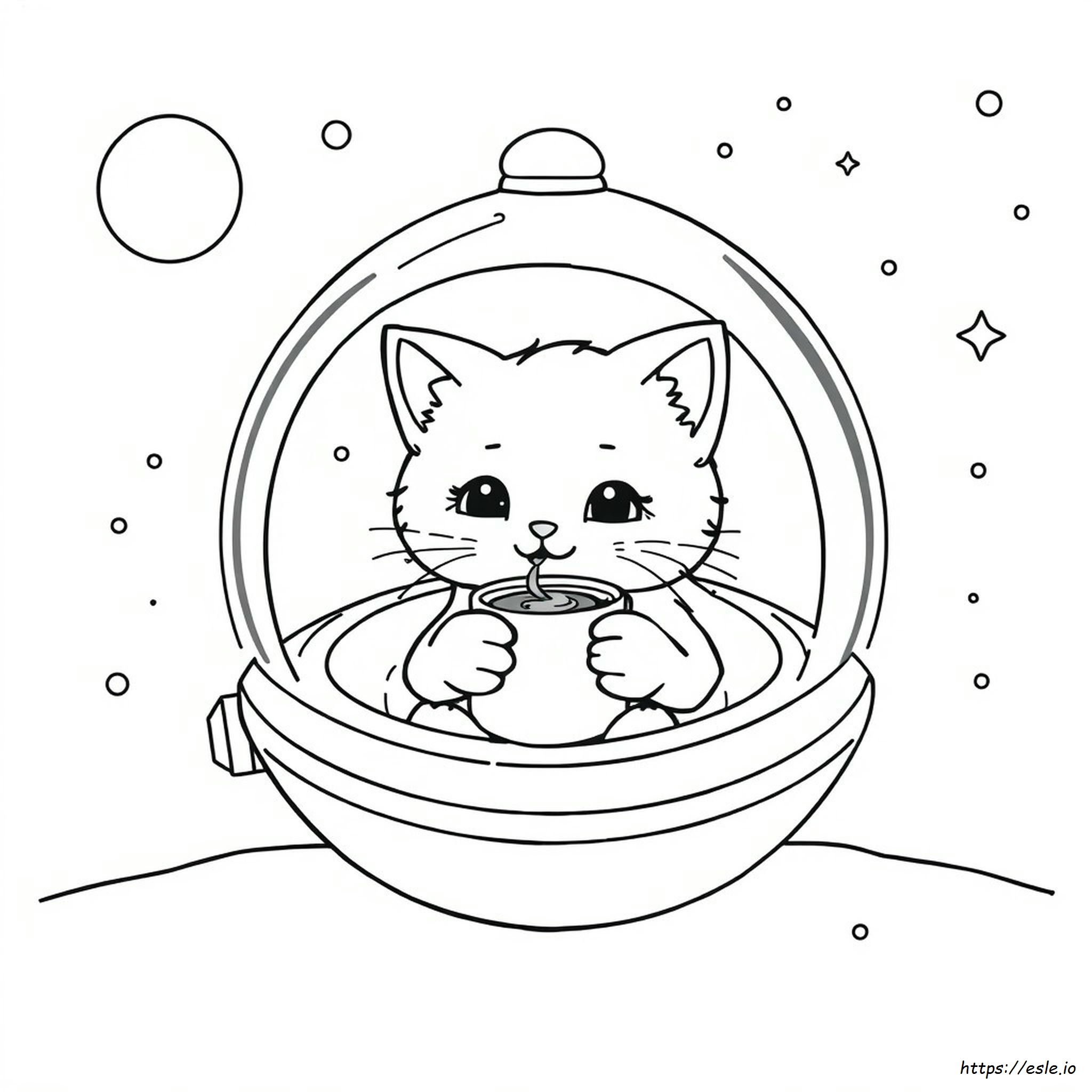 Gattino Boba Da Colorare
