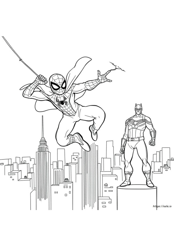 Coloring Book Spidey And His Amazing Friends Drawing