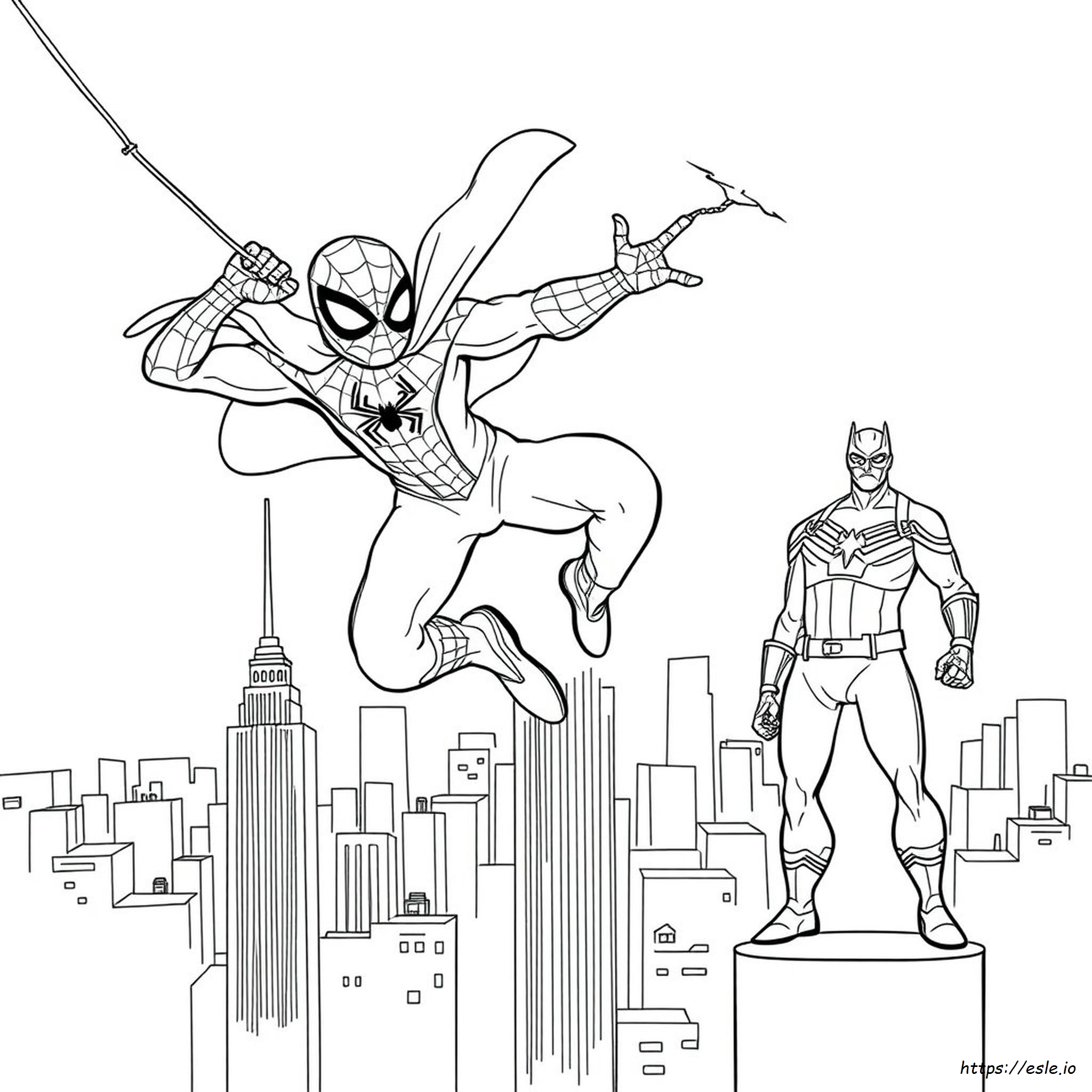 Libro Da Colorare Spidey E I Suoi Amici Fantastici Disegno
