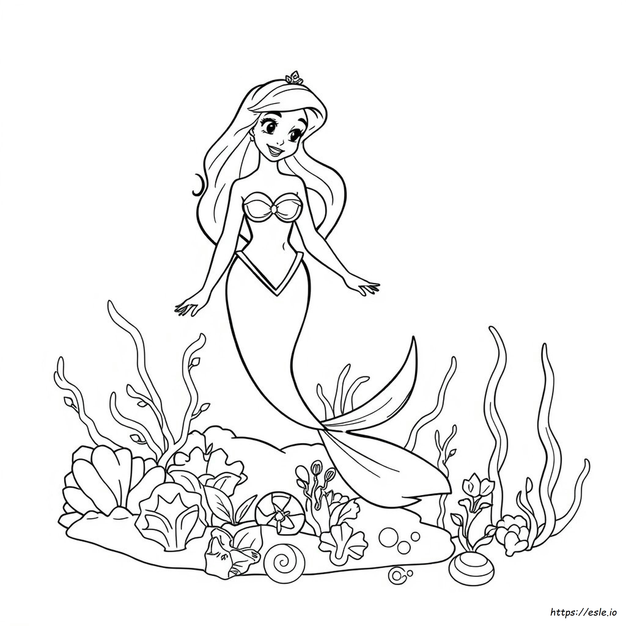 Disegni Da Colorare Sirenetta Disney