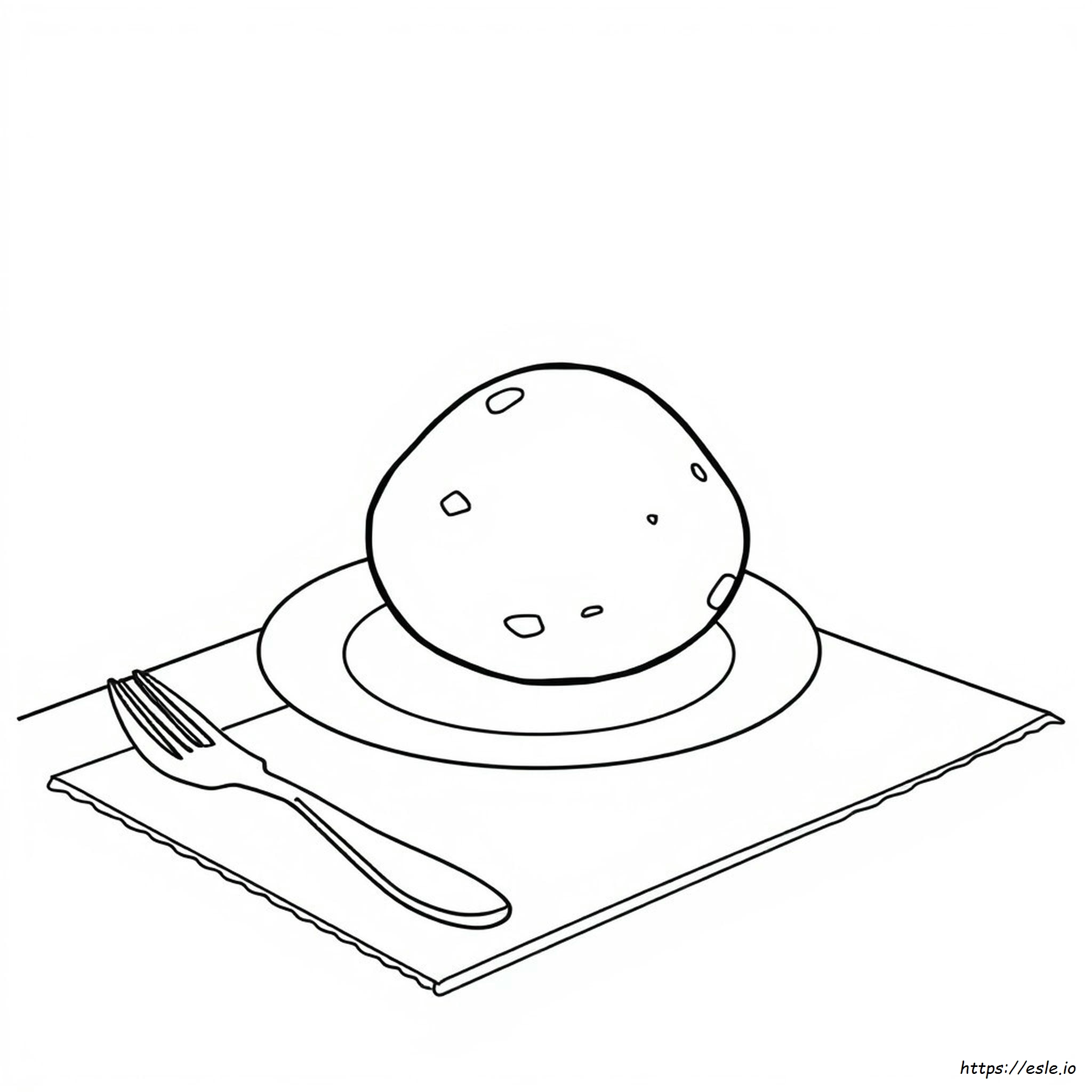 Immagini Di Patate Da Colorare
