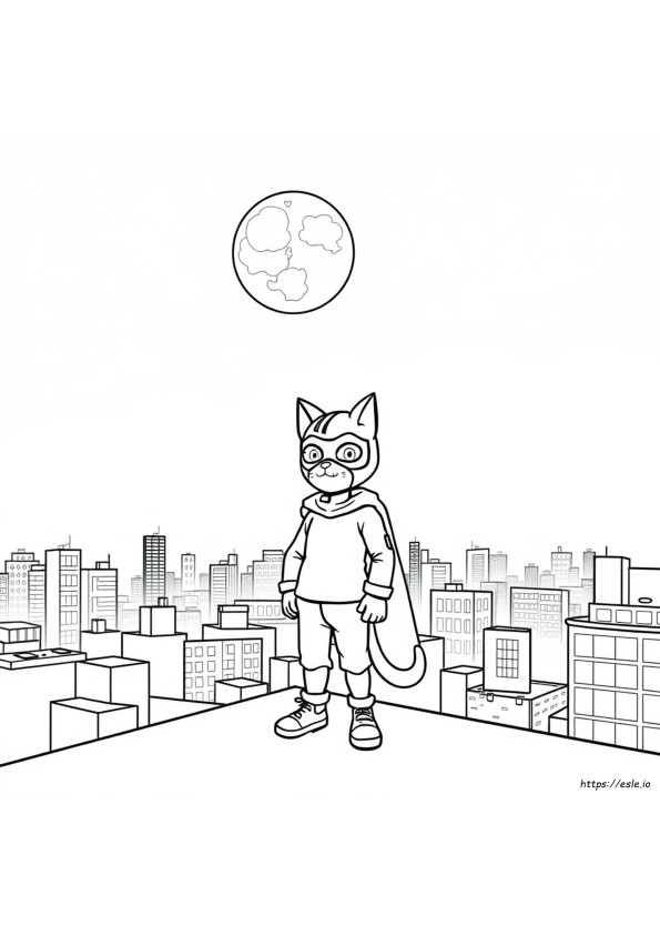 Maschere Di Gattoboy Da Colorare