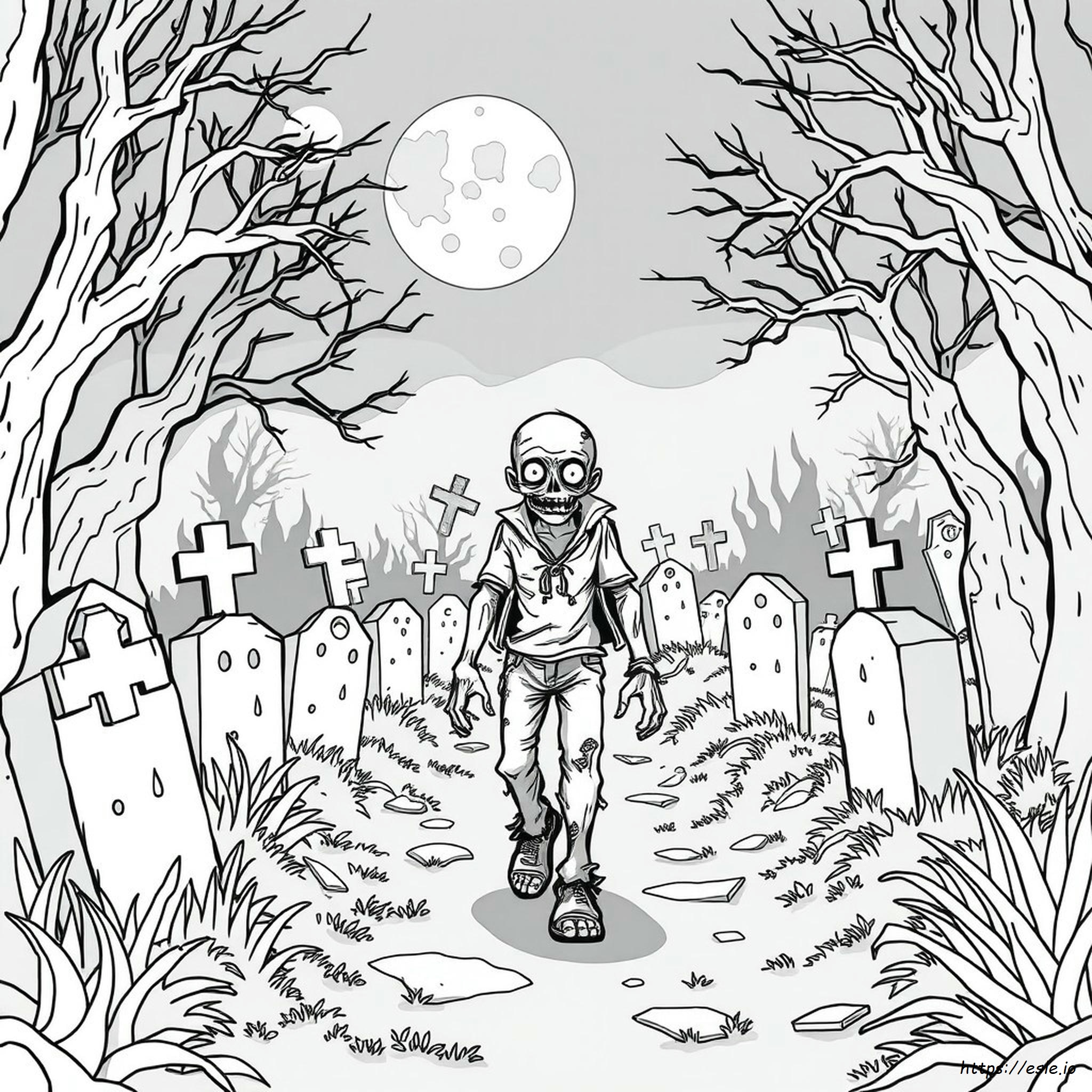 Zombies 3 Disegni Da Colorare