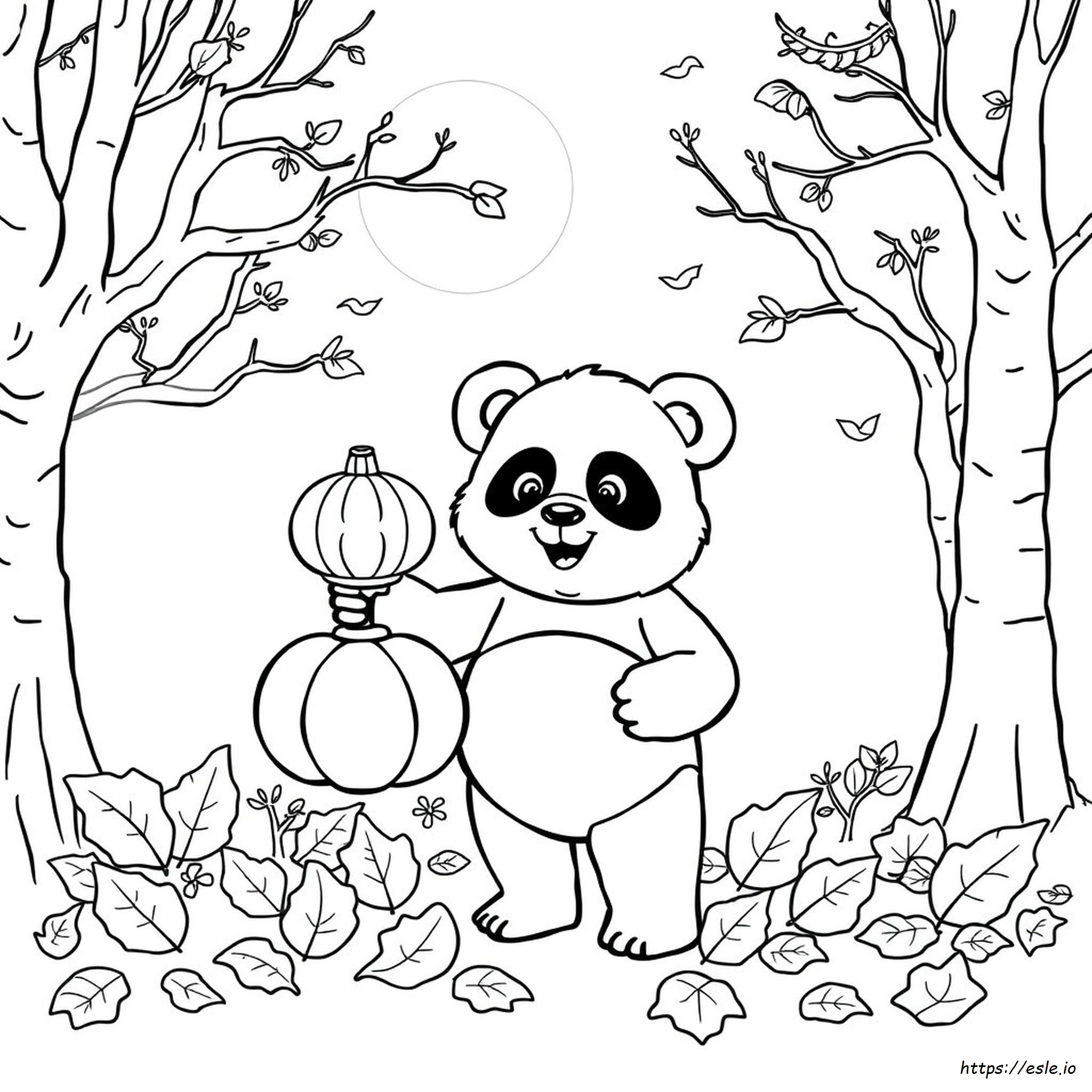Panda Di Halloween Da Colorare