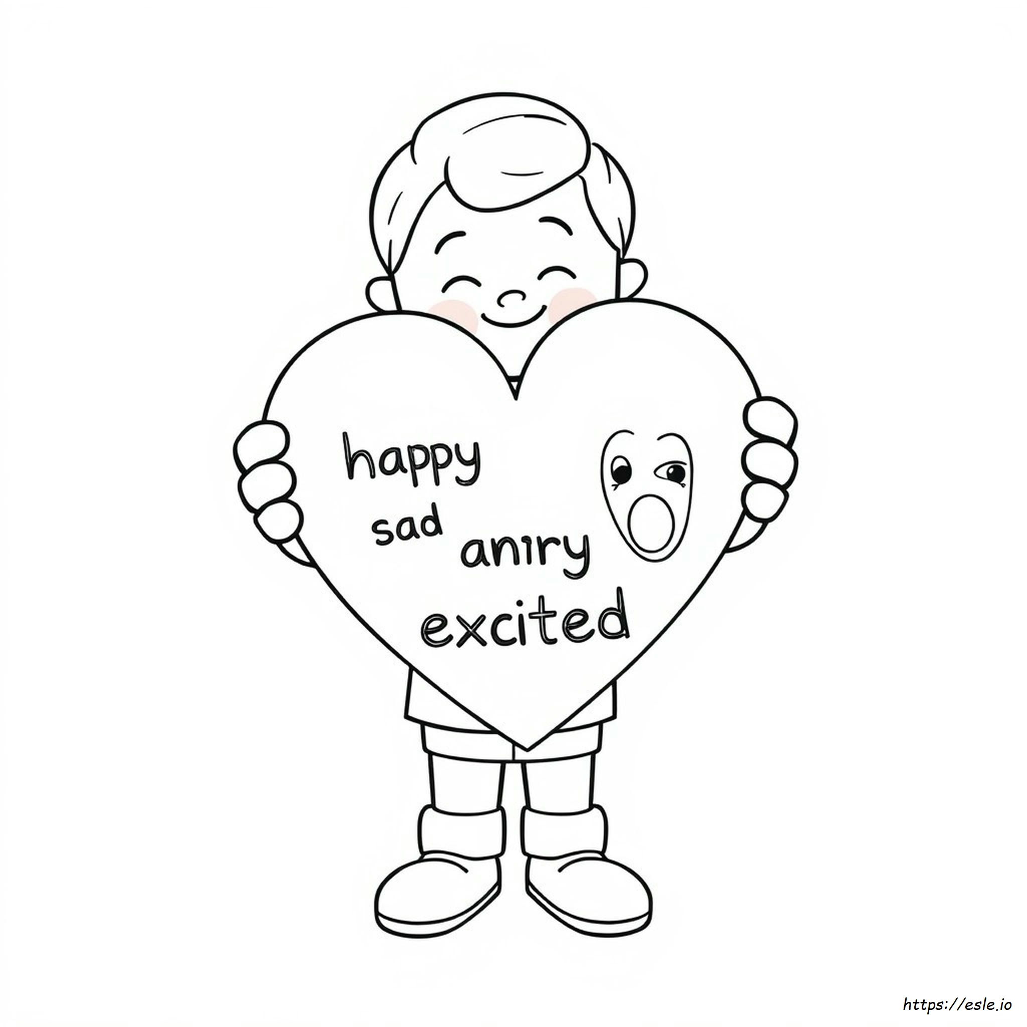 Feelings Coloring Pages Pdf