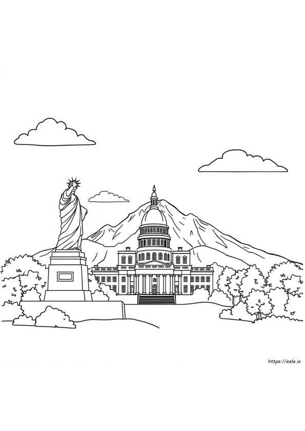 Pahlawan Amerika Gambar Mewarnai