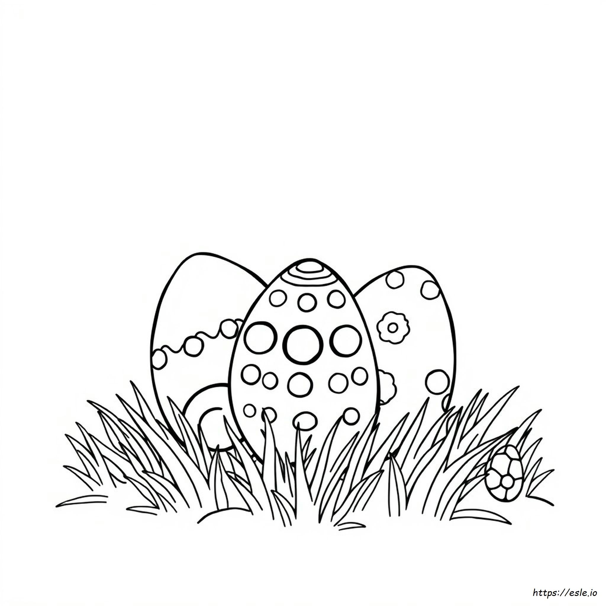 Egg Template Preschool Easter Egg Coloring Pages