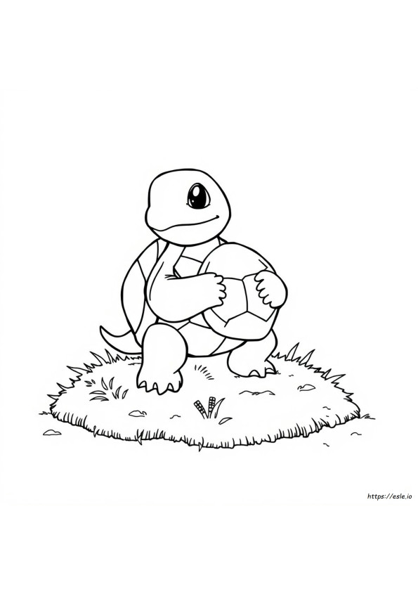 Wartortle Da Colorare