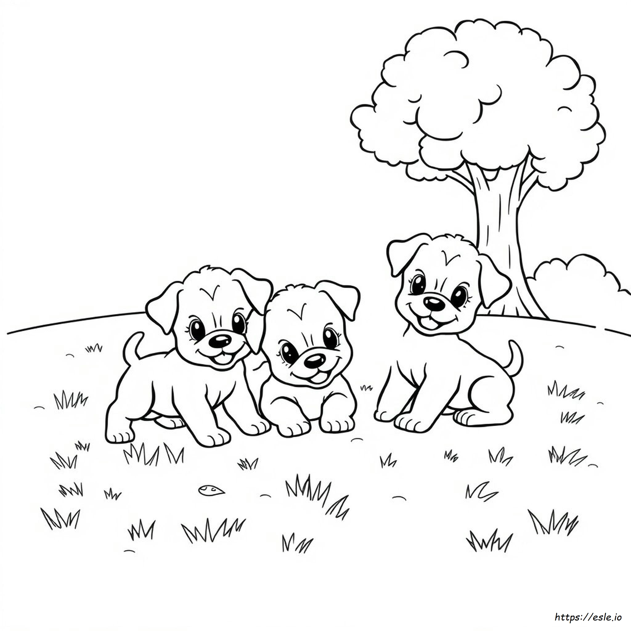 Cucciolo Carino Da Colorare